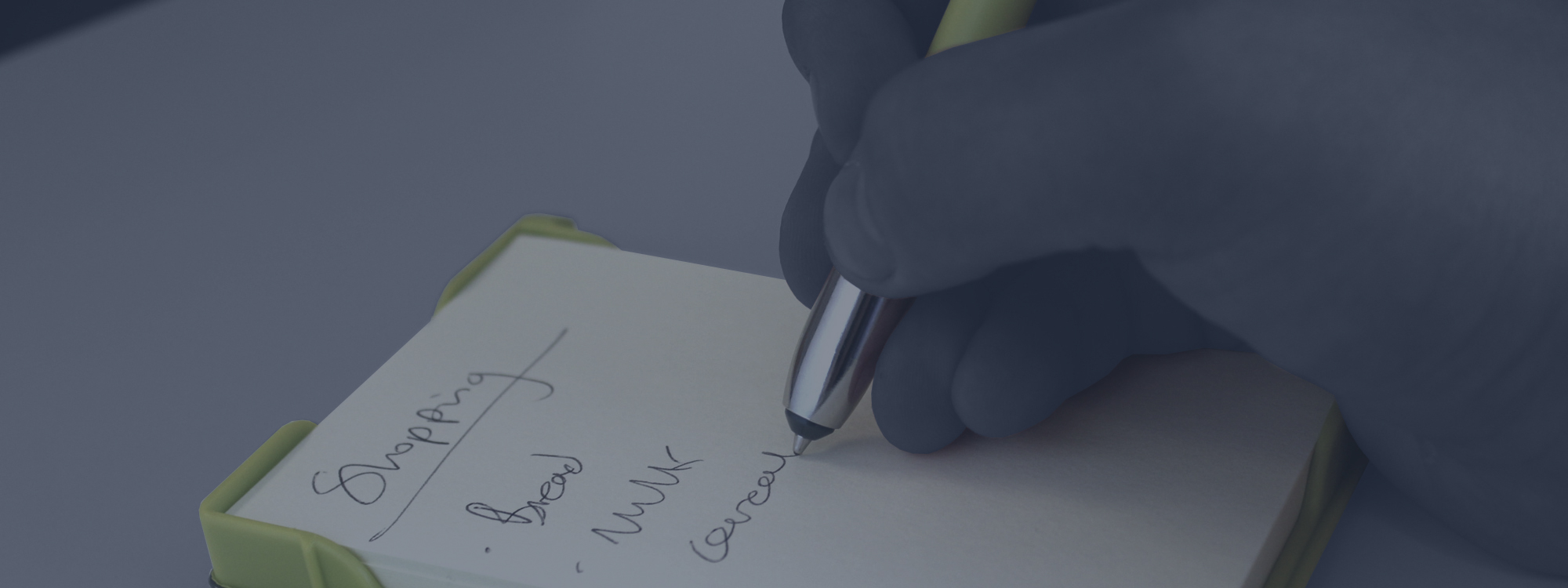 KEEPING THOSE NOTES TO HAND